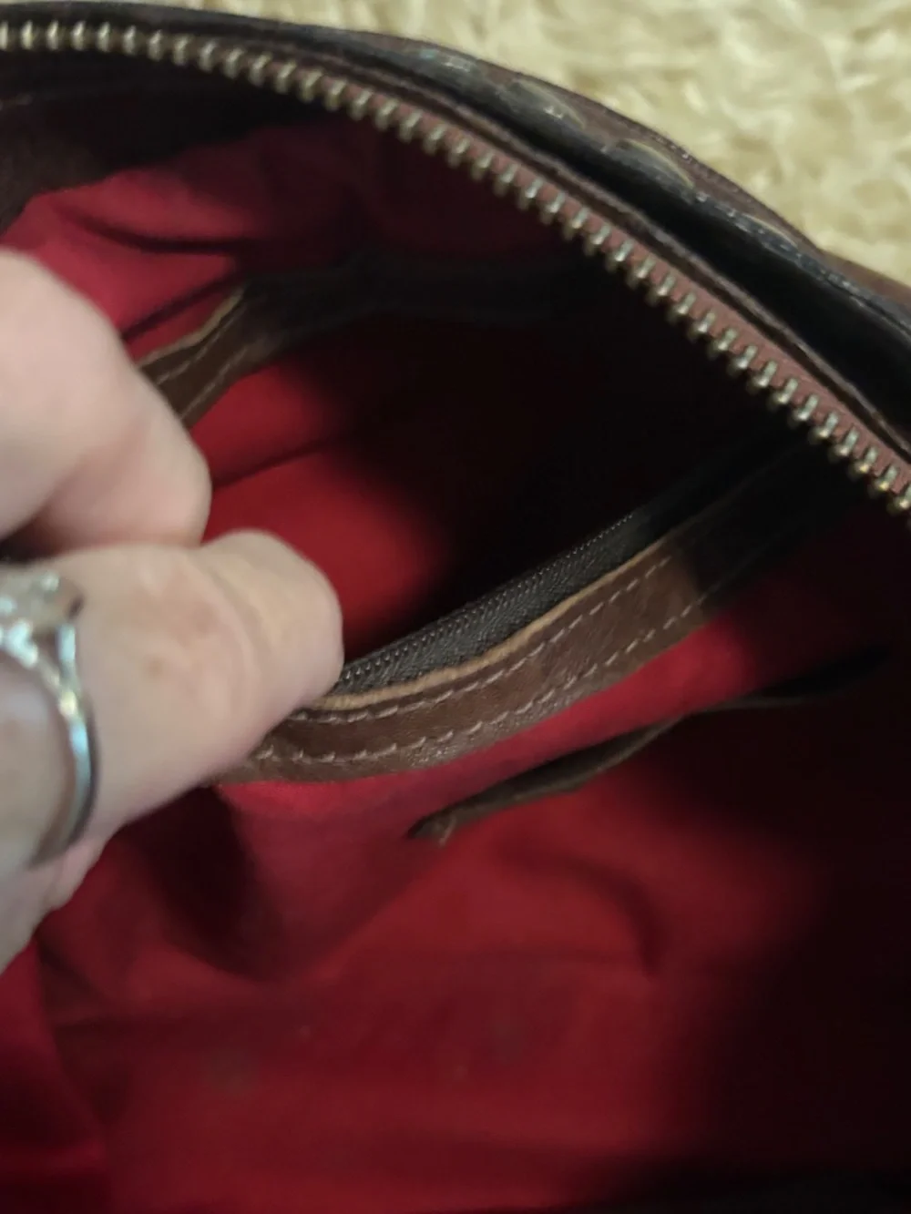 Original Infinity Italian Leather Bag Boho/Shoulder